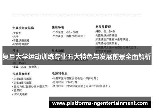复旦大学运动训练专业五大特色与发展前景全面解析