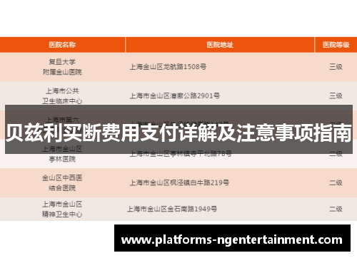 贝兹利买断费用支付详解及注意事项指南