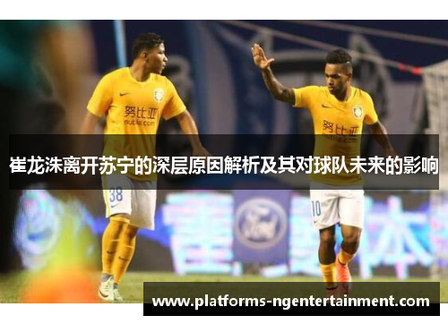 崔龙洙离开苏宁的深层原因解析及其对球队未来的影响