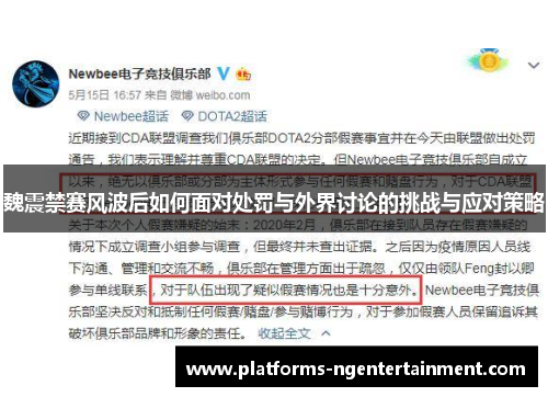 魏震禁赛风波后如何面对处罚与外界讨论的挑战与应对策略